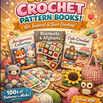 Get 30 Premium Crochet Pattern Books in One Bundle!